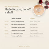 Why World of Oorja – Moonstone Ring made for you, finished by hand in Jaipur