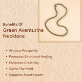 Green aventurine necklace