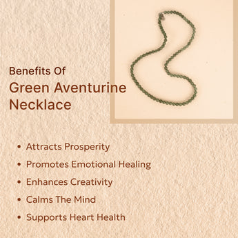 Green aventurine necklace