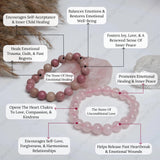 Rhodochrosite & Rose Quartz Bracelet Combo