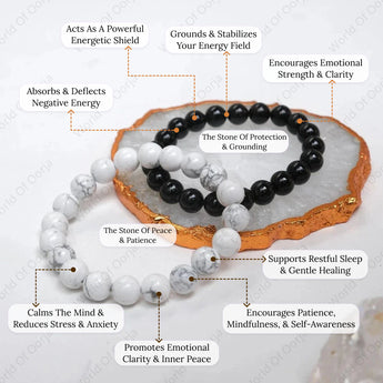 Combo of Protection & Peace bracelet
