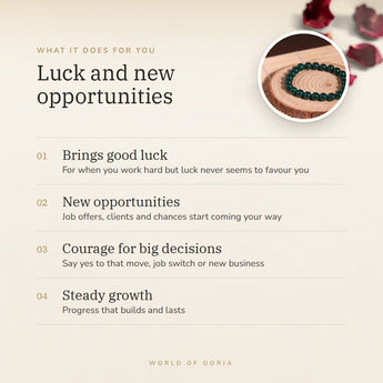 Green Aventurine bracelet benefits – World of Oorja