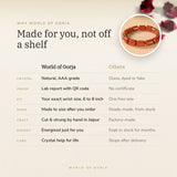 Why World of Oorja – Red Jasper Cylinder Bracelet made for you, finished by hand in Jaipur