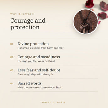 Hanuman Chalisa 9 Verse Pendant benefits – World of Oorja