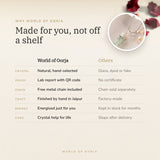 Why World of Oorja – Fluorite Pencil Pendant made for you, finished by hand in Jaipur