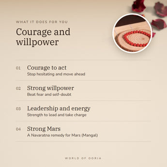 Red Coral Bracelet benefits – World of Oorja