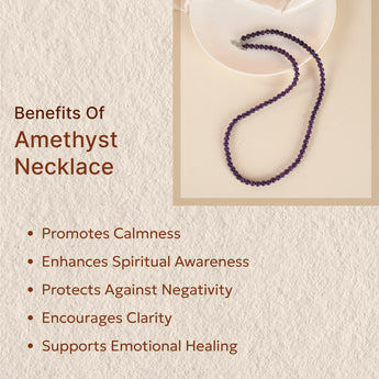 Amethyst necklace