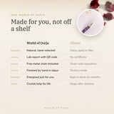 Why World of Oorja – Amethyst Pencil Pendant made for you, finished by hand in Jaipur