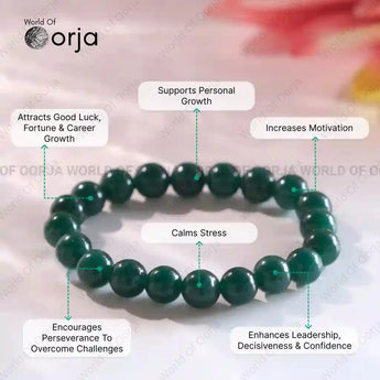 100% Natural Green Aventurine Bracelet – Luck Prosperity World