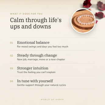 Moonstone bracelet benefits – World of Oorja