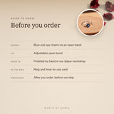 Evil Eye Ring – good to know before you order: what is in the box, energised after order