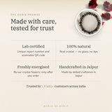 The Oorja promise – Mulank 4 Bracelet, lab certified and energised after you order