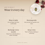 How to wear your Labradorite Ring – daily wear, morning wish, recharge on selenite or moonlight