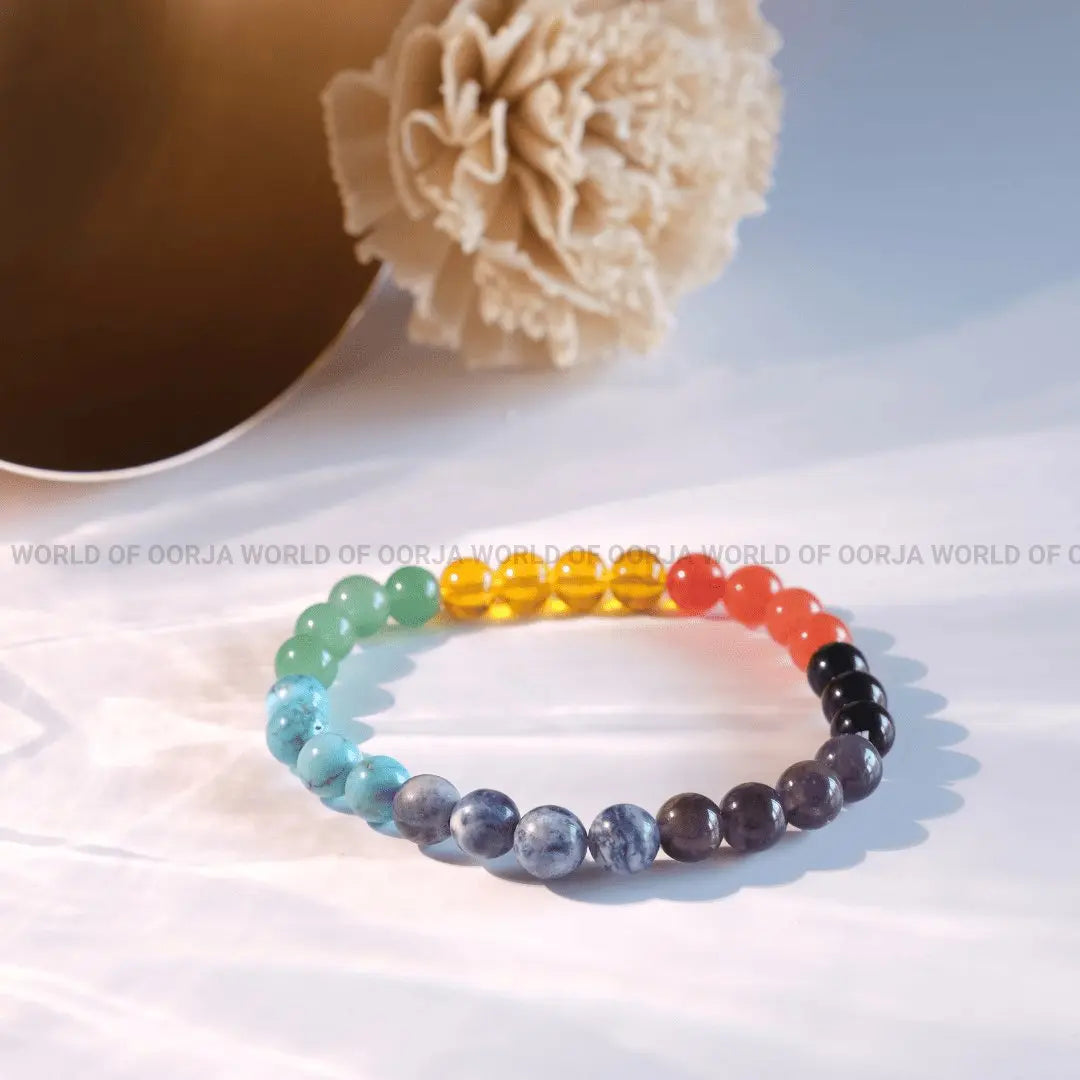 7 Chakra Bracelet - WorldOfOorja