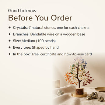 7 Chakra Crystal Tree – good to know before you order