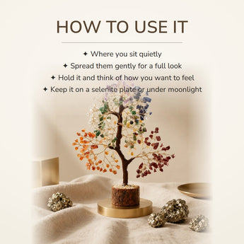 How to use your 7 Chakra Crystal Tree