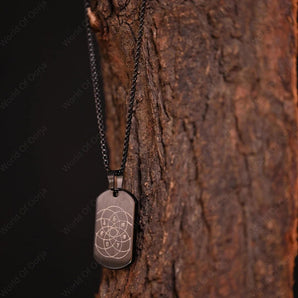 7 Chakra Flower Of Life Pendant - WorldOfOorja