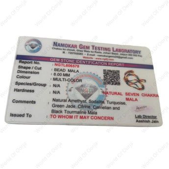 7 Chakra Gemstone Mala - WorldOfOorja