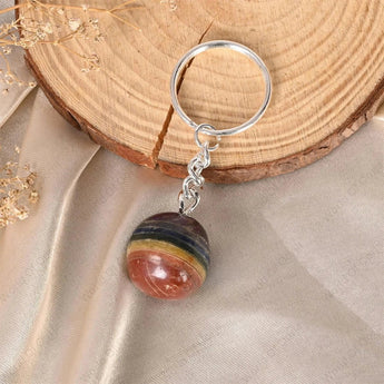 7 Chakra Keychain - WorldOfOorja