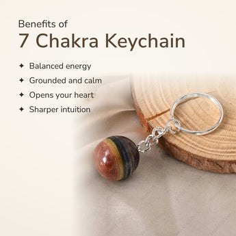 Benefits of 7 Chakra Keychain – World of Oorja