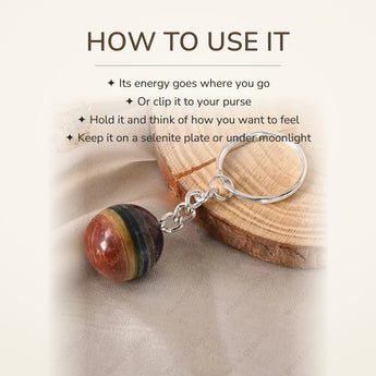 How to use your 7 Chakra Keychain