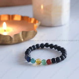 7 Chakra Lava Bracelet - WorldOfOorja