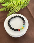 7 Chakra Lava Bracelet - WorldOfOorja