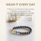How to wear your 7 Chakra with Pyrite Bracelet