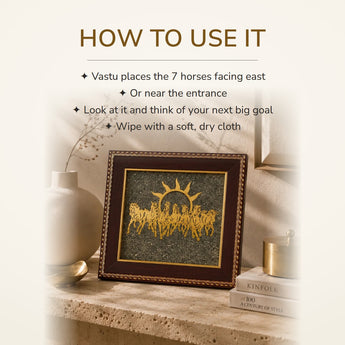 How to use your 7 Horses of Prosperity on Raw Pyrite Frame