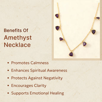 Amethyst necklace 