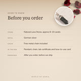 Molten Lava Pencil Pendant – good to know before you order: what is in the box, energised after order