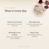 How to wear your Moonstone Pendant – daily wear, morning wish, recharge on selenite or moonlight