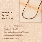 Pyrite necklace
