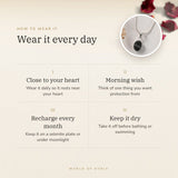 How to wear your Sulemani Hakik Pendant – daily wear, morning wish, recharge on selenite or moonlight