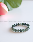 Moss agate bracelet