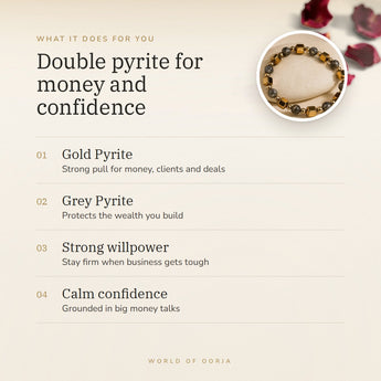 Double Power Money Attraction Bracelet benefits – World of Oorja