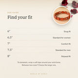 Red Jasper Cylinder Bracelet size guide – 6 to 8 inch