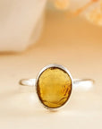 Amber ring - WorldOfOorja