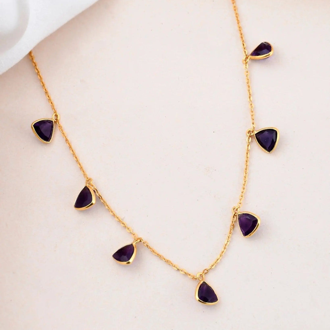 Amethyst Necklace - WorldOfOorja