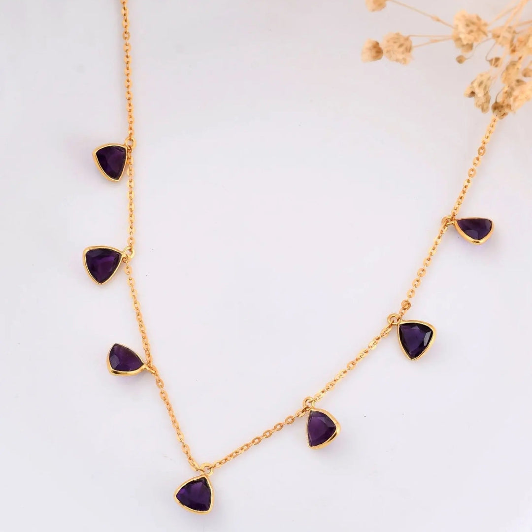 Amethyst Necklace - WorldOfOorja