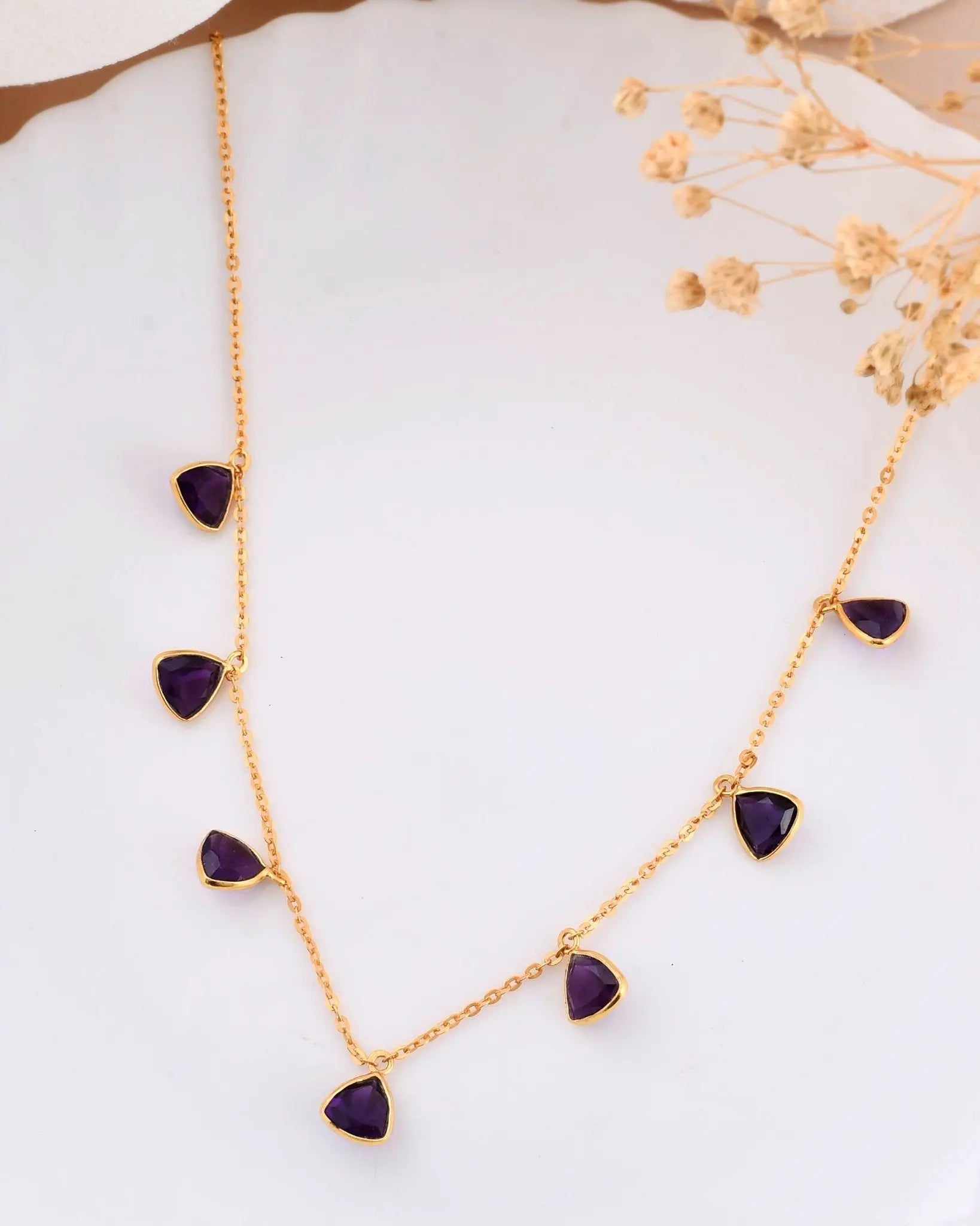 Amethyst Necklace - WorldOfOorja