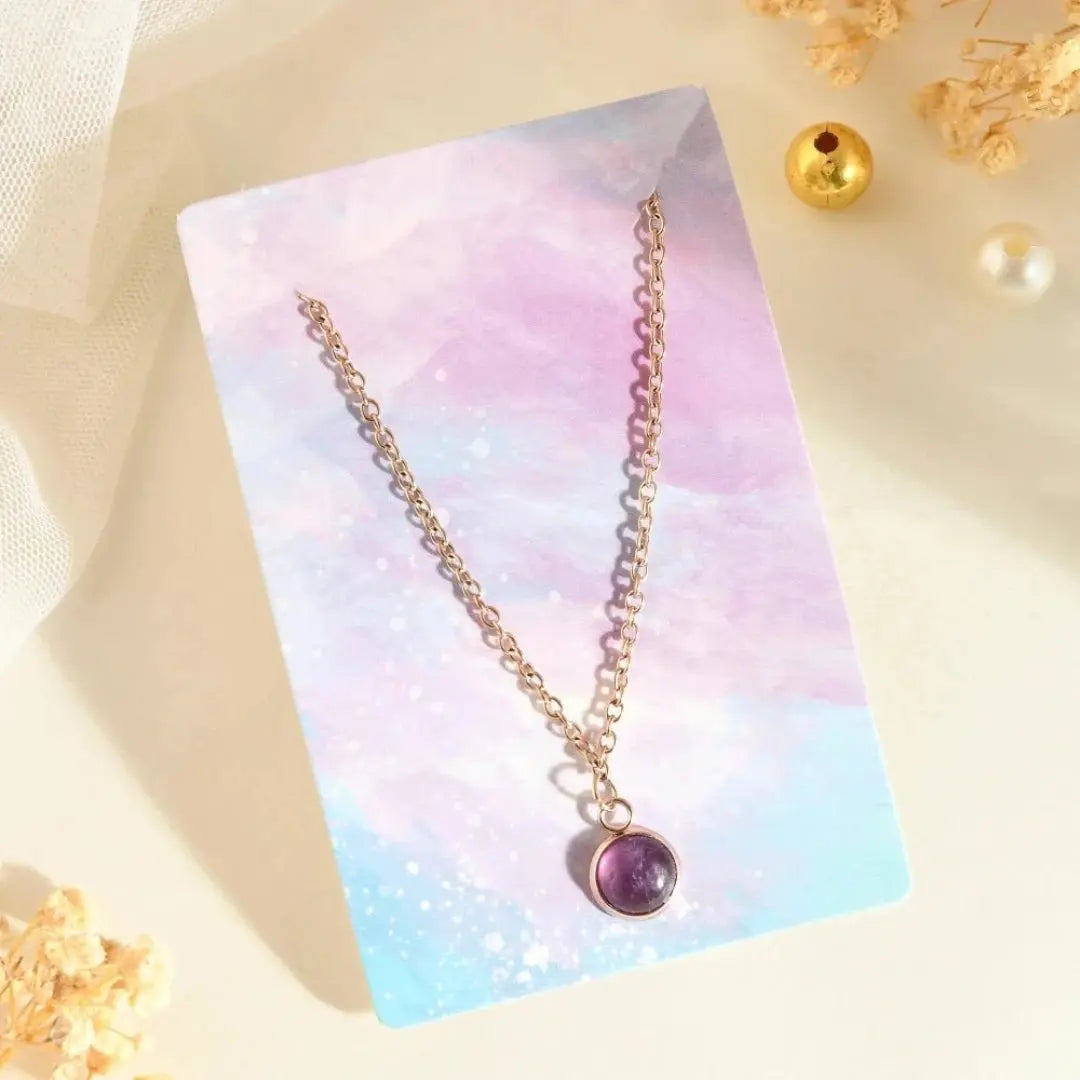 Amethyst pendant - WorldOfOorja