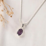 Amethyst Pendant – Calm, Sleep & Intuition – World of Oorja