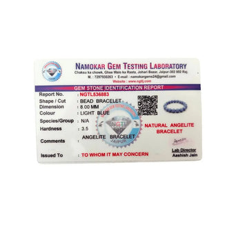 Angelite Bracelet - WorldOfOorja