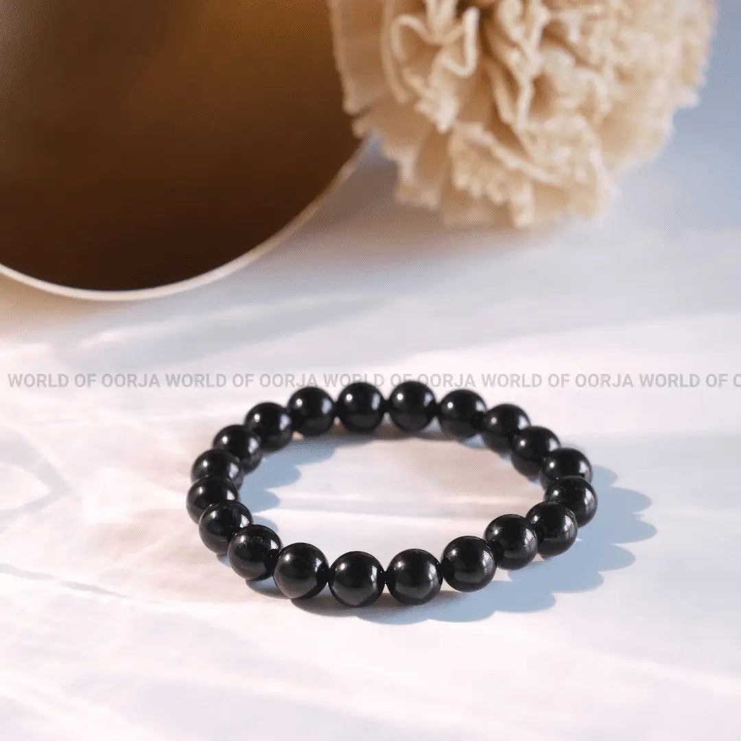 Black Tourmaline Bracelet - WorldOfOorja