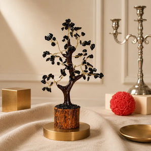 Black Tourmaline Crystal Tree – Protection & Grounding