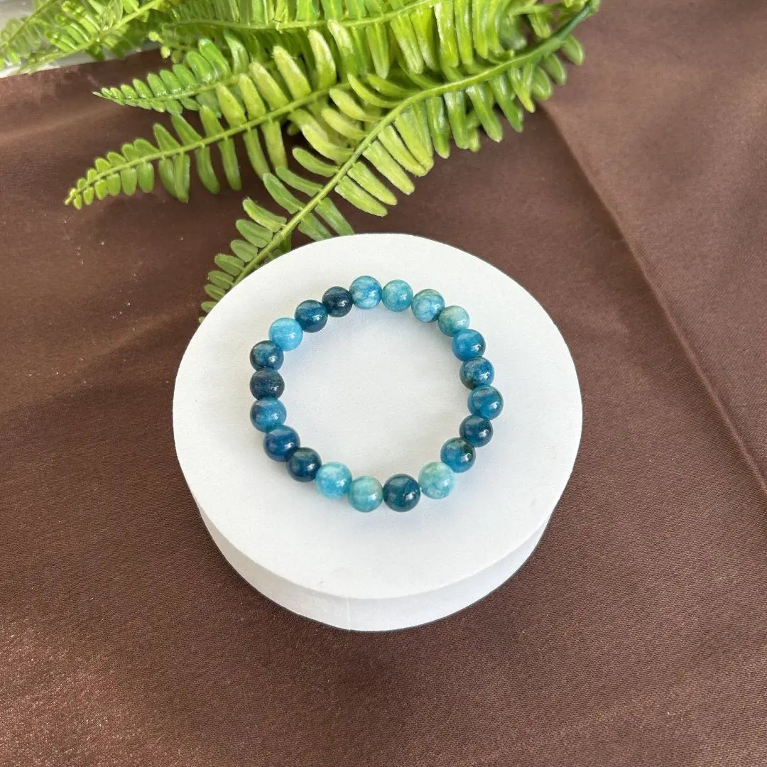 Blue Apatite Bracelet - WorldOfOorja