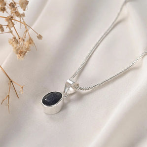 Blue Sapphire (neelam) Pendant – Discipline & Focus