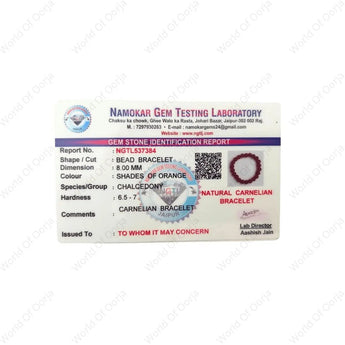 Carnelian Bracelet - WorldOfOorja