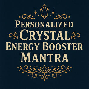 Personalized Crystal Energy Booster Mantra